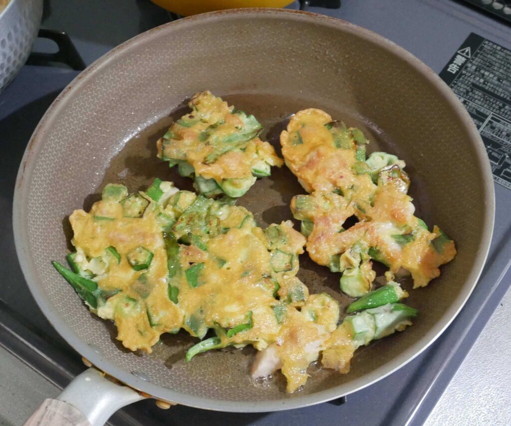 Fried-okra-pasta