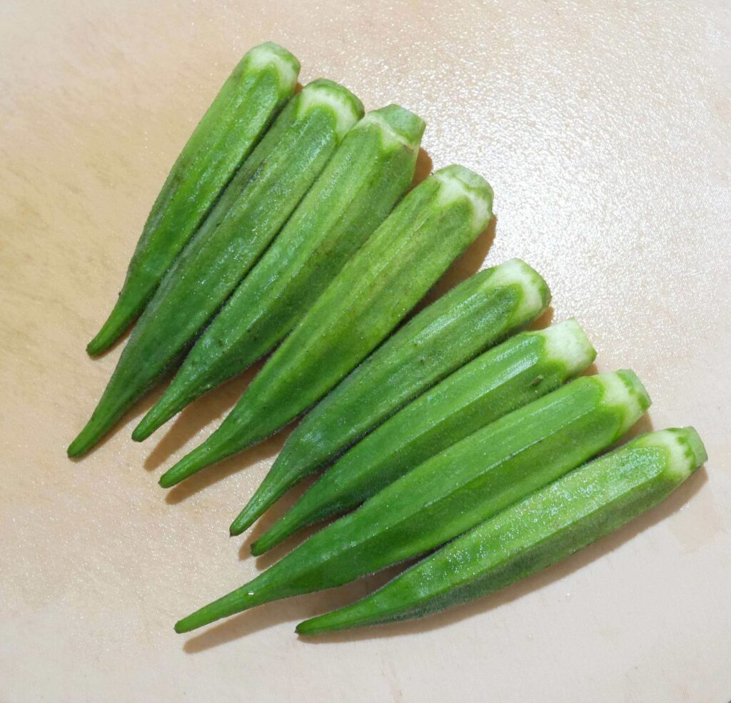 Fried-okra-pasta