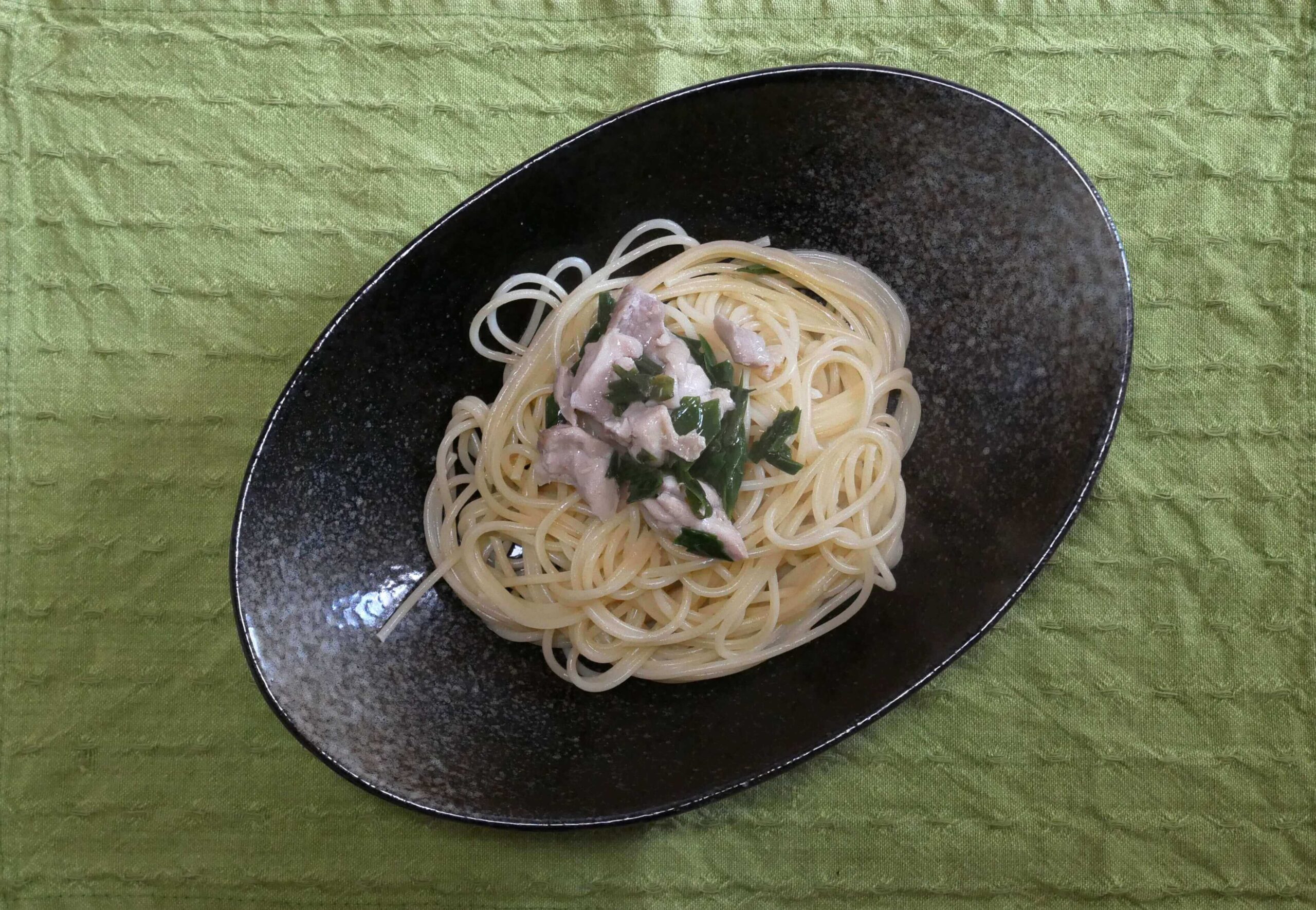 Garlic-flower-stalks-pasta